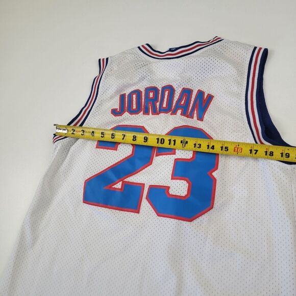 Vintage Champion Tune Squad Micheal Jordan Jersey Mens Size Large - Picture 7 of 9